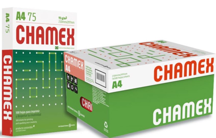 PAPEL CHAMEX A4 X 500H. CAJA X 10 PAQUETES 