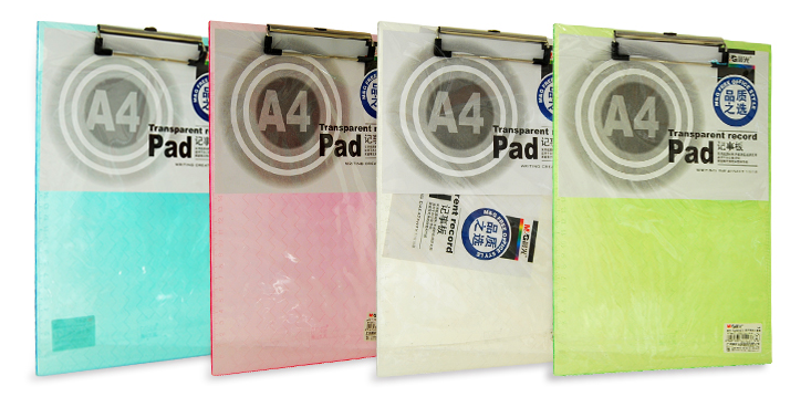 TABLA CON APRIETA PAPEL M&amp;G ACRILICO