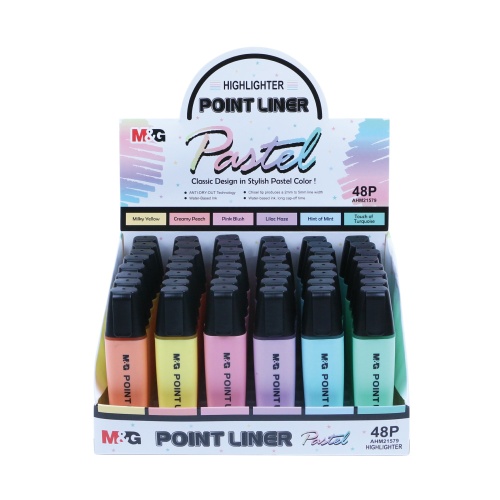 MARCADOR FLUO PASTEL M&amp;G POINTER