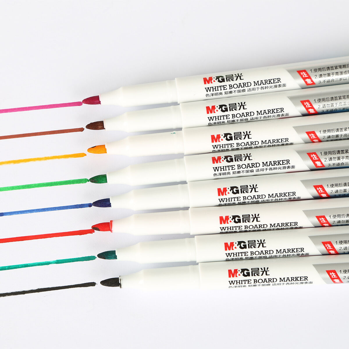 MARCADOR PARA PIZARRA M&amp;G X 8 COLORES