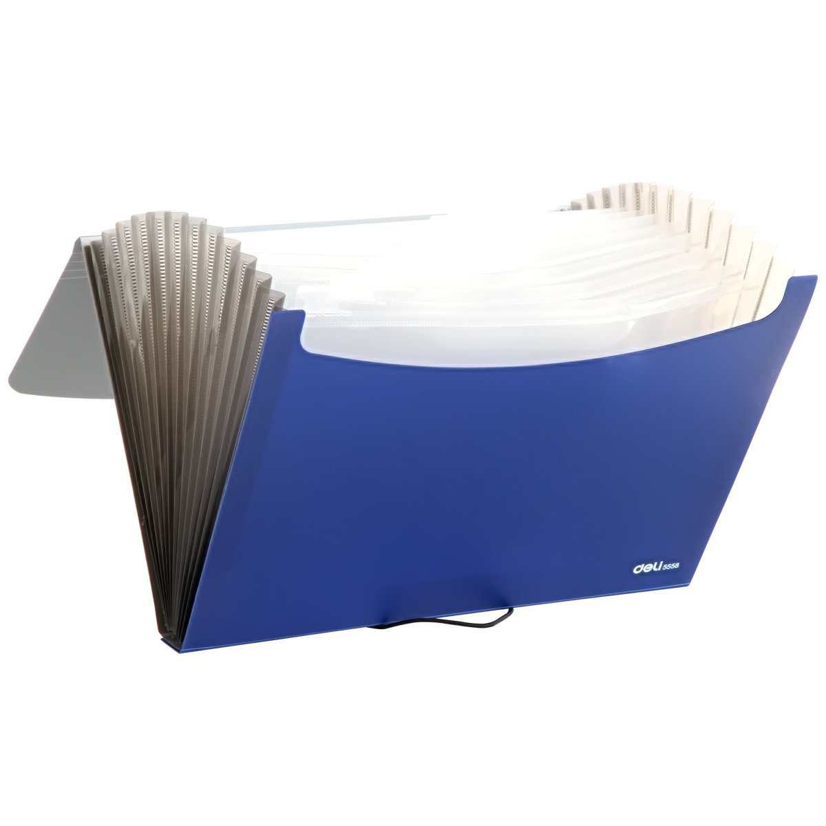 CARPETA CON ELASTICO DELI 13 DIVISIONES A4
