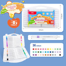 MARCADOR DE PINTURA ACRILICA M&amp;G X 36 COLORES