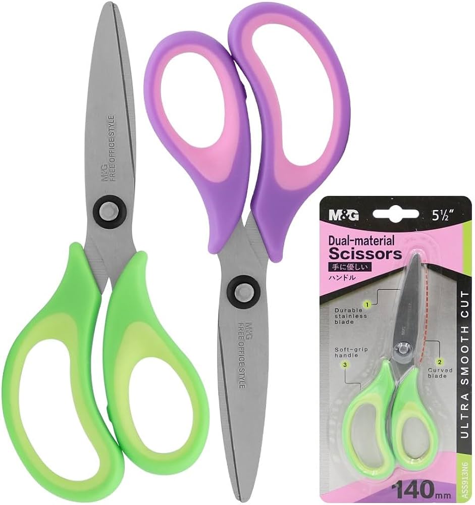 TIJERA M&amp;G SOFT GRIP 14 CM.