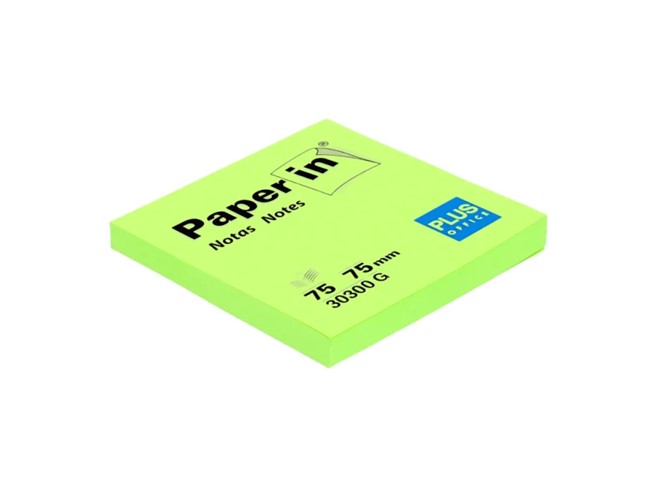 NOTAS ADHESIVAS 76 X 76MM FLUO X 80 HOJAS