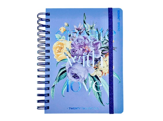 AGENDA MOOVING SPRING DIA X HOJA C/ESPIRAL 15 X 21 CM.
