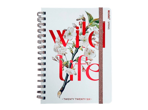 AGENDA MOOVING SPRING SEMANAL C/ESPIRAL 15 X 21 CM.