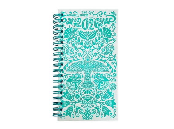 AGENDA MOOVING HOPE SEMANAL C/ESPIRAL 9 X 17 CM.