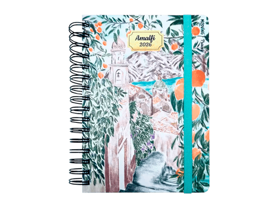 AGENDA MOOVING TRAVEL 1 DIA X HOJA C/ESPIRAL 15 X 21 CM.