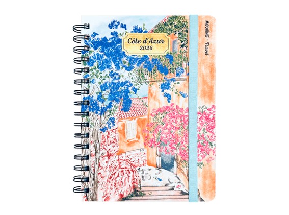 AGENDA MOOVING TRAVEL SEMANAL C/ESPIRAL 15 X 21 CM.