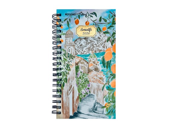 AGENDA MOOVING TRAVEL SEMANAL C/ESPIRAL 9 X 17 CM.