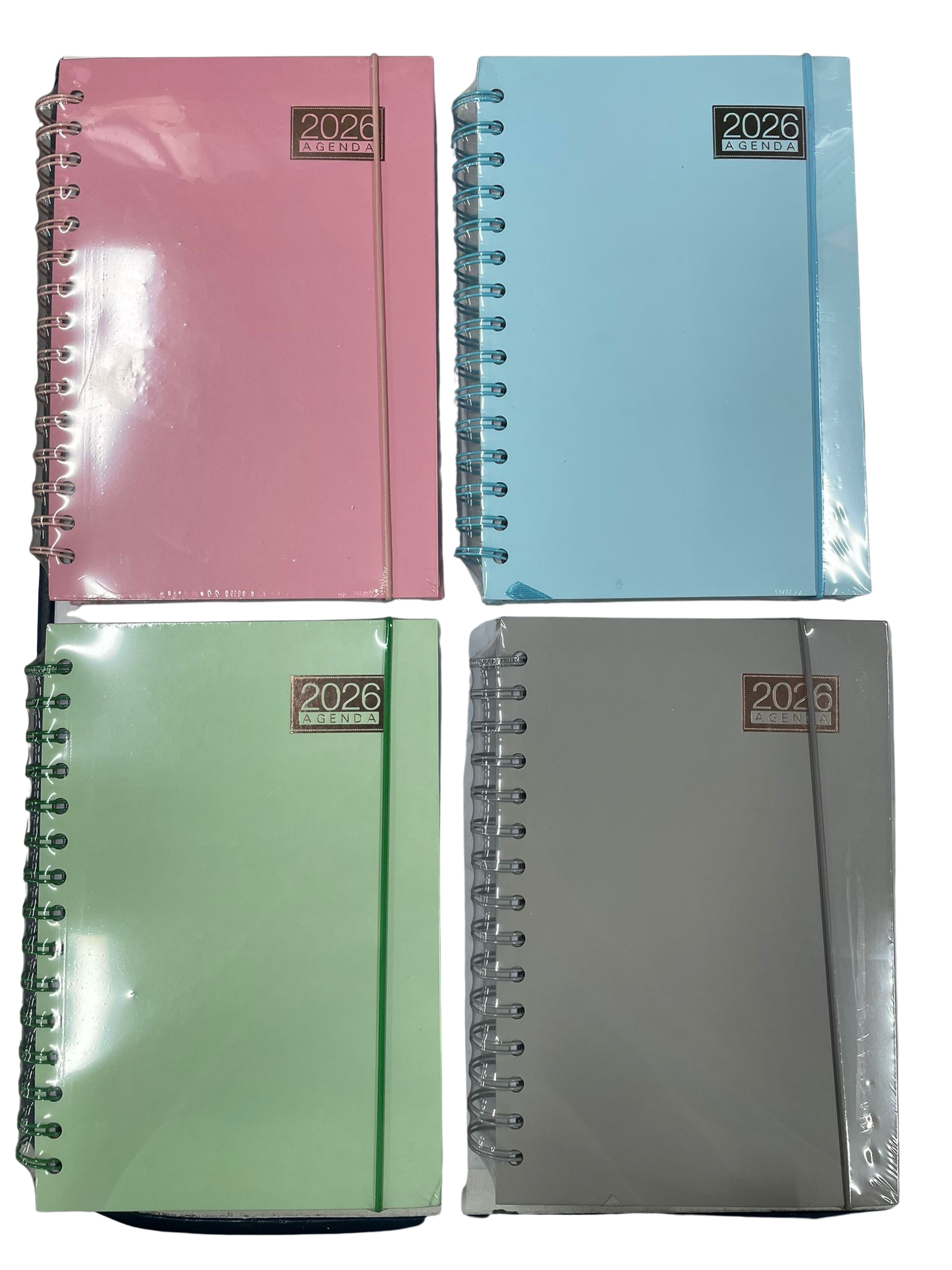 AGENDA FB PASTEL DIARIA 14x21 TAPA DURA C/ESPIRAL