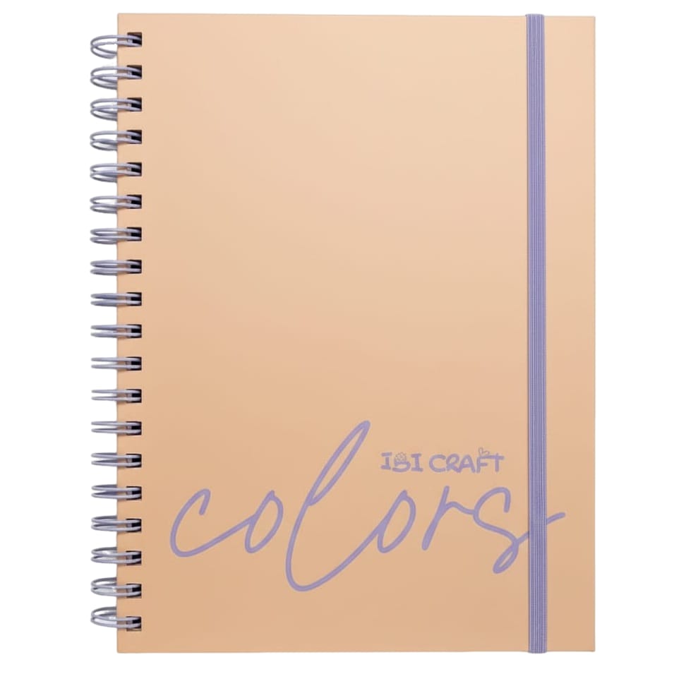 CUADERNO IBI CRAFT COLORS 150 HOJAS 17 X 22CM.