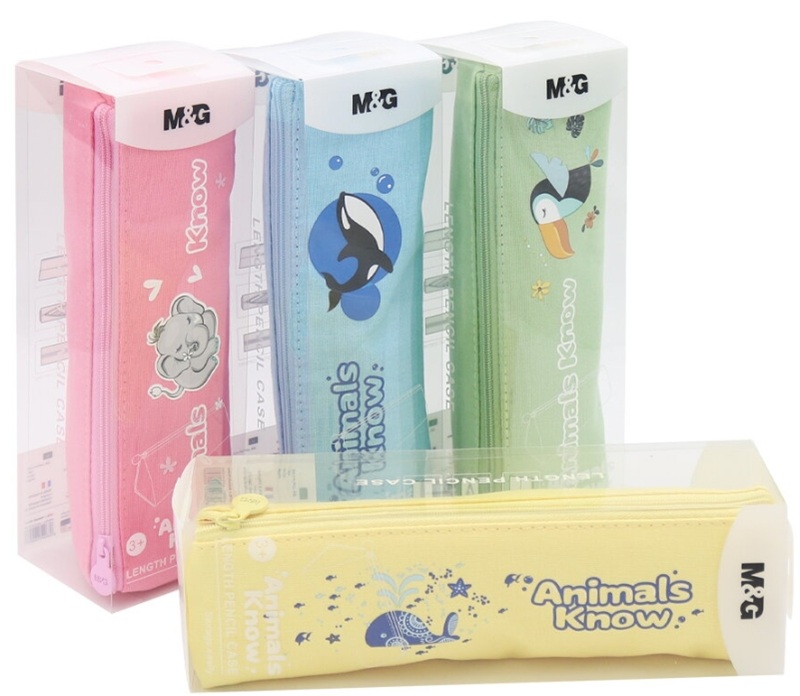 CARTUCHERA M&amp;G ANIMALS TRIANGULAR