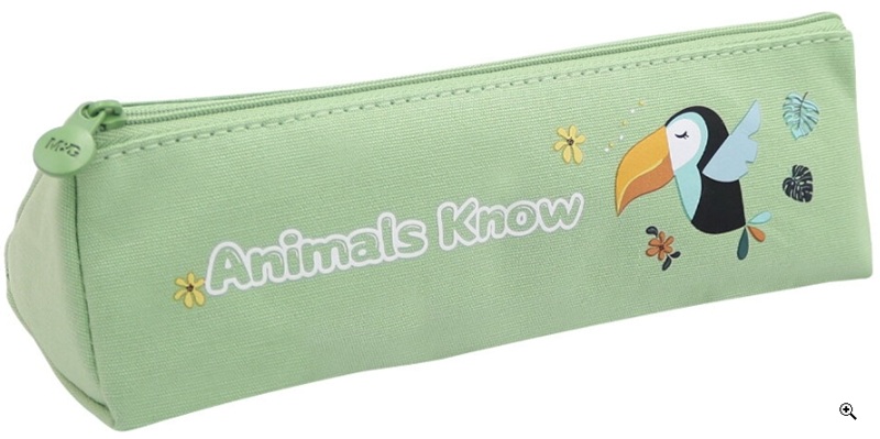 CARTUCHERA M&amp;G ANIMALS TRIANGULAR