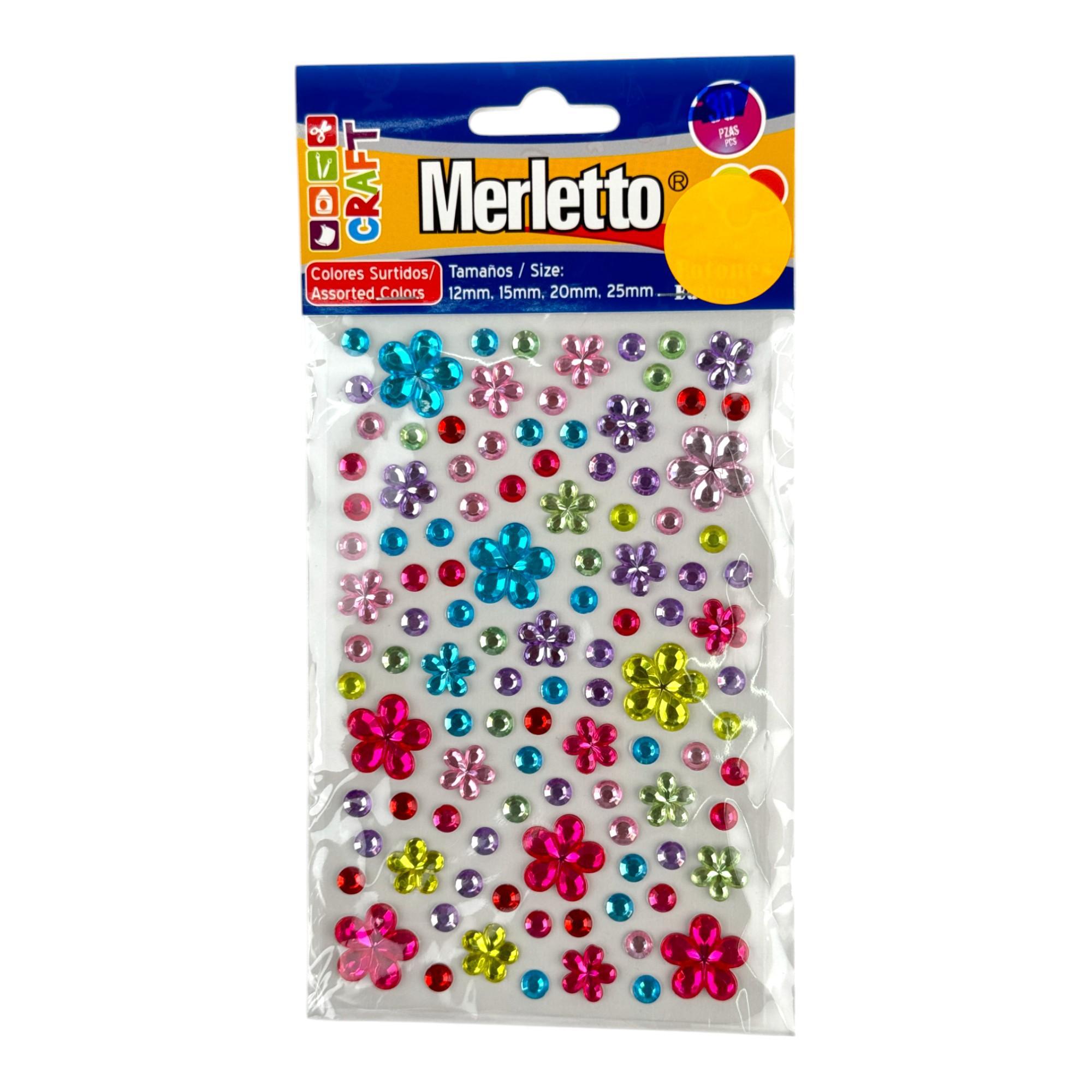 STICKER MERLETTO DIAMANTES COLOR