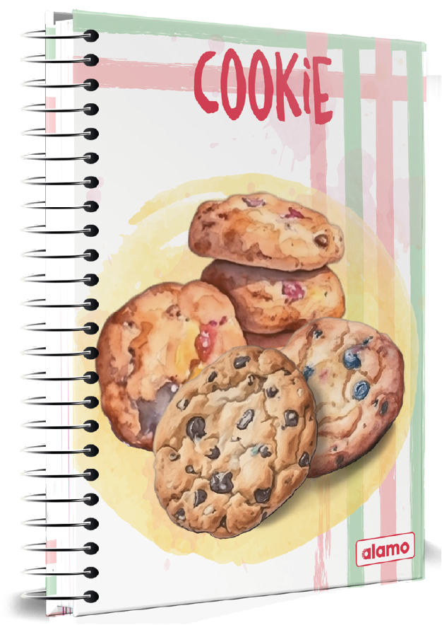 CUADERNOLA ALAMO CANDY TAPA DURA 200 HOJAS 19 X 27CM.