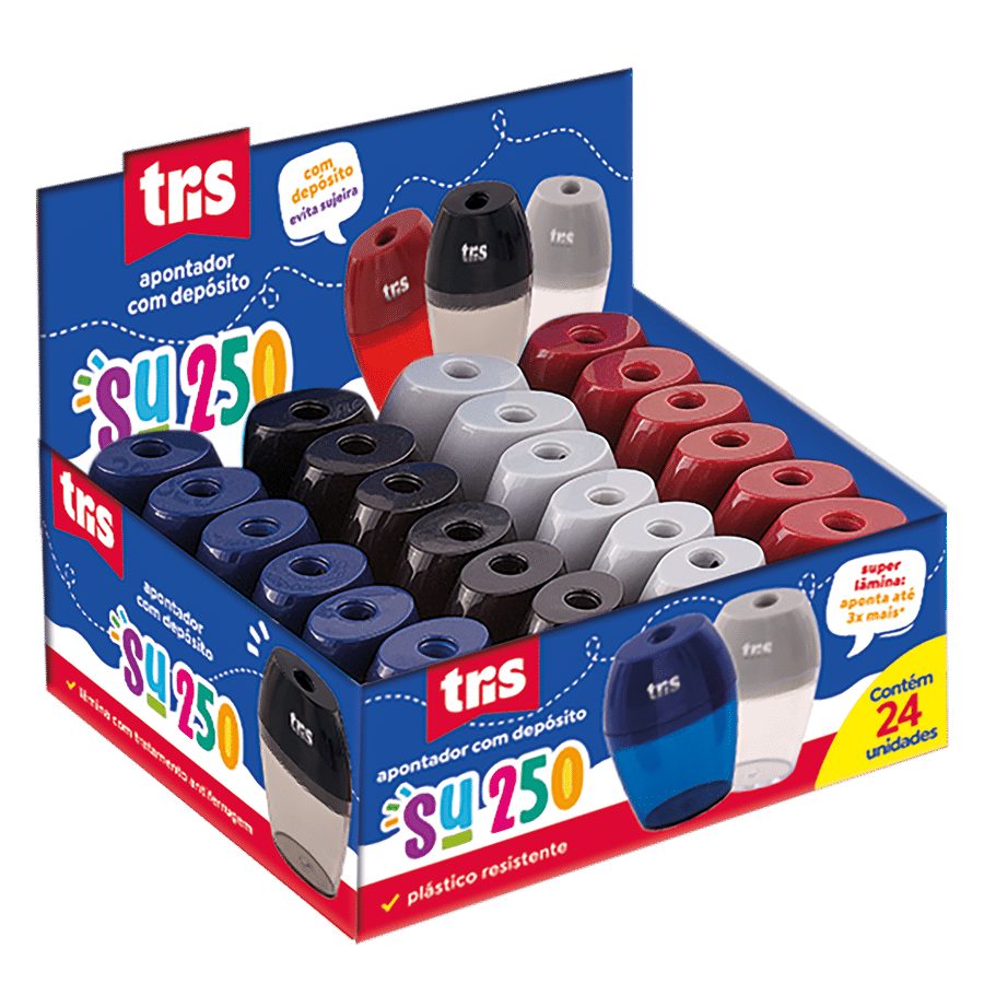 SACAPUNTA CON DEPOSITO TRIS