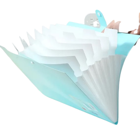 CARPETA 8 DIVISIONES A4 DELI NEONUP