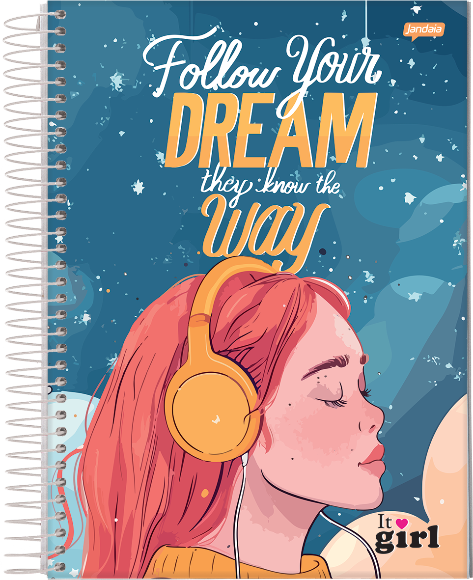 CUADERNO JANDAIA IT GIRL TAPA DURA MINI 10 X 15CM.