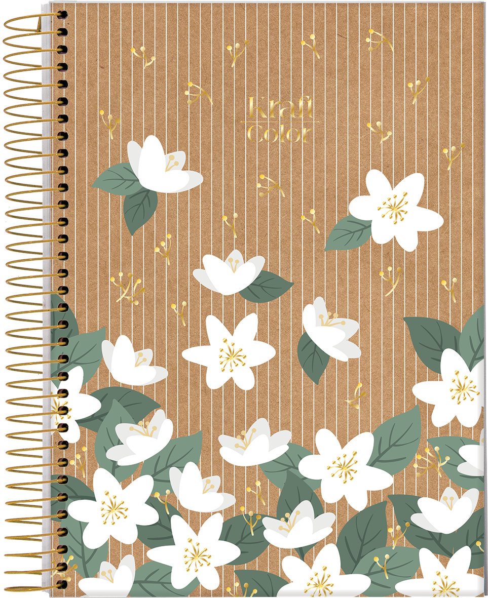 CUADERNOLA JANDAIA KRAFT COLOR TAPA DURA 20 X 27CM. 80 HOJAS