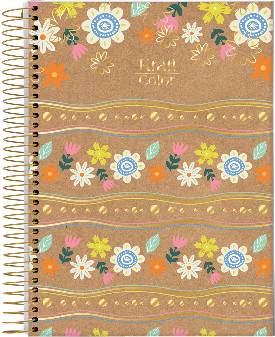 CUADERNOLA JANDAIA KRAFT COLOR TAPA DURA 20 X 27CM. 160 HOJAS