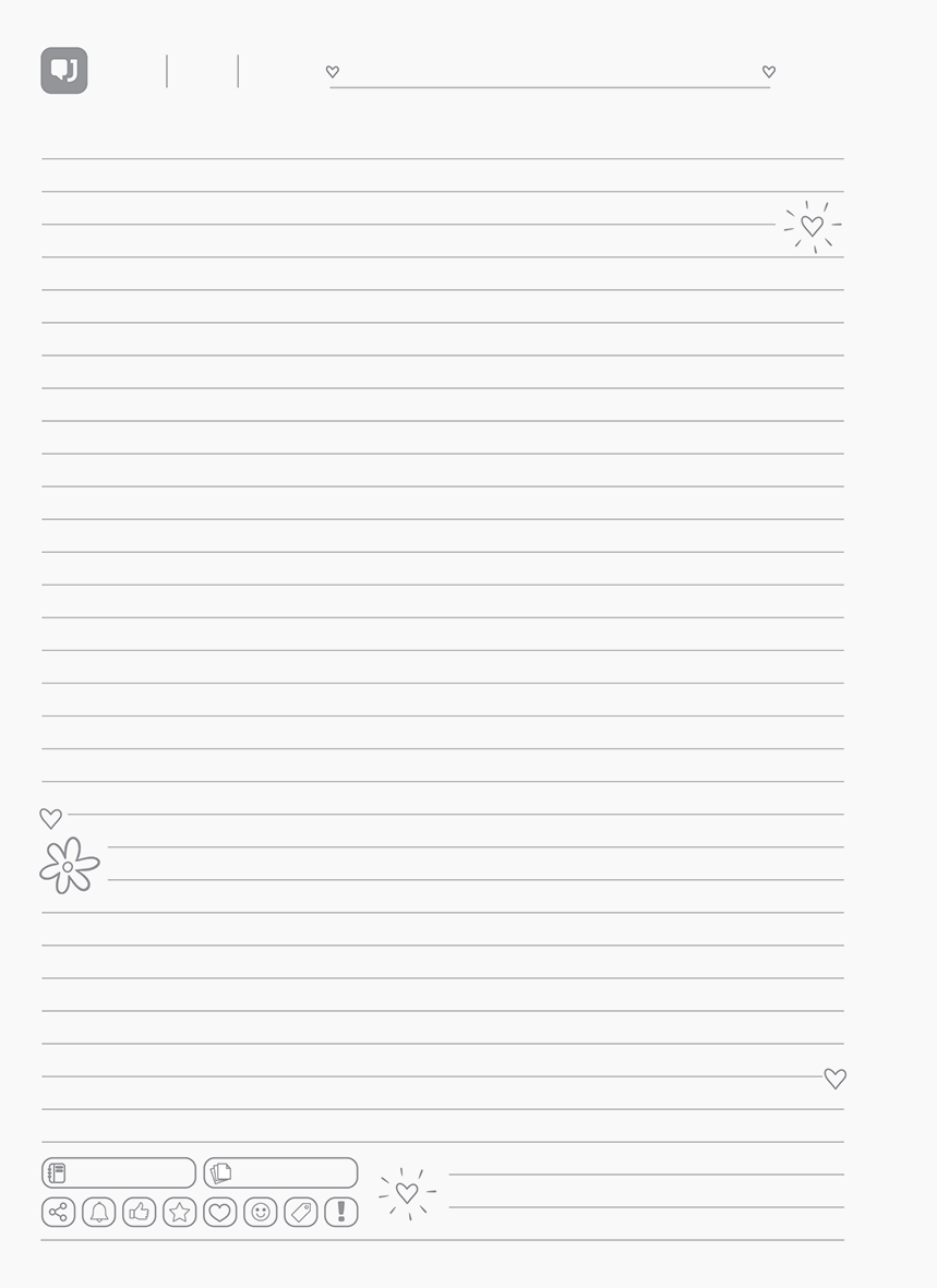 CUADERNOLA JANDAIA BE BOLD TAPA DURA 20 X 27CM. 80 HOJAS