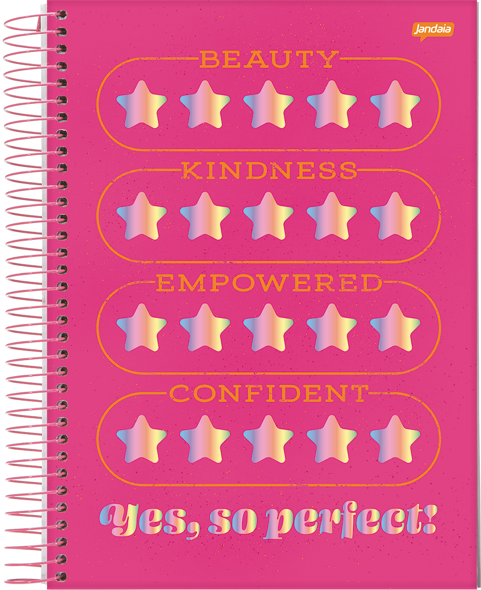 CUADERNOLA JANDAIA BE BOLD TAPA DURA 20 X 27CM. 160 HOJAS