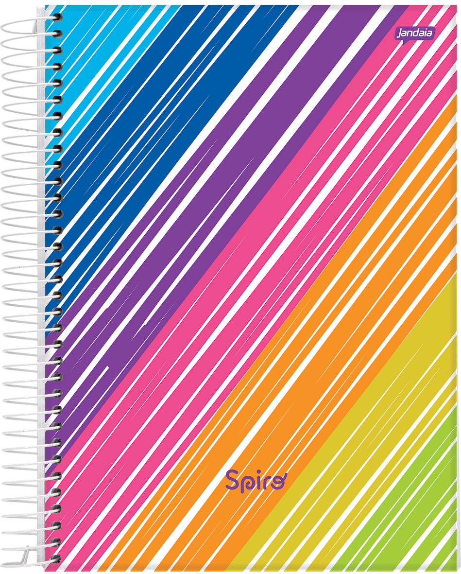 CUADERNOLA JANDAIA SPIRO TAPA DURA 20 X 27CM. 80 HOJAS