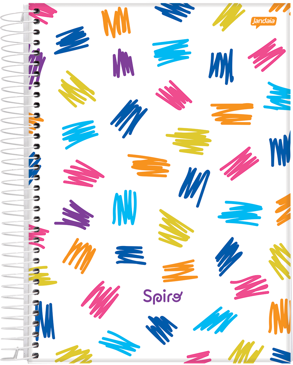 CUADERNOLA JANDAIA SPIRO TAPA DURA 20 X 27CM. 80 HOJAS
