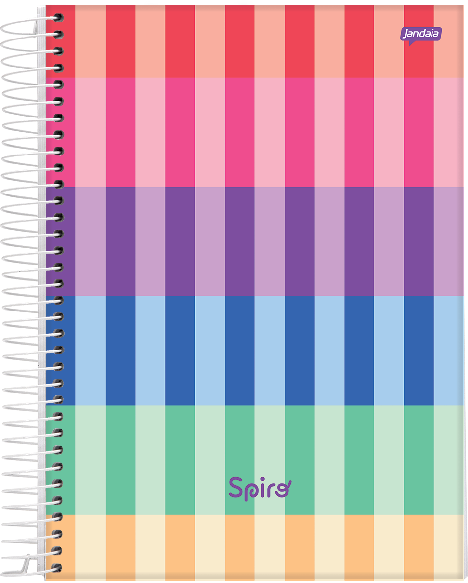 CUADERNOLA JANDAIA SPIRO TAPA DURA 20 X 27CM. 80 HOJAS