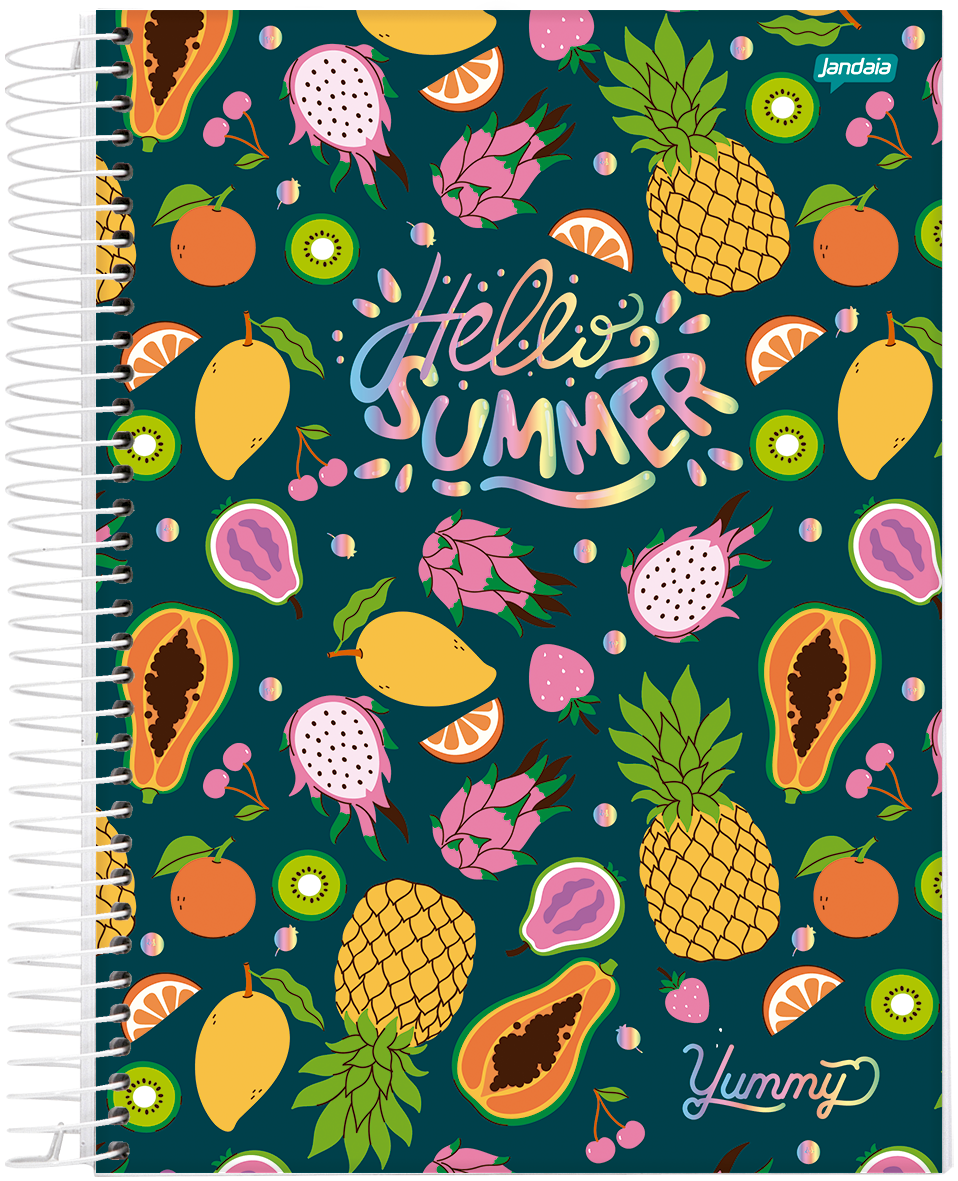 CUADERNOLA JANDAIA YUMMY TAPA DURA 20 X 27CM. 160 HOJAS