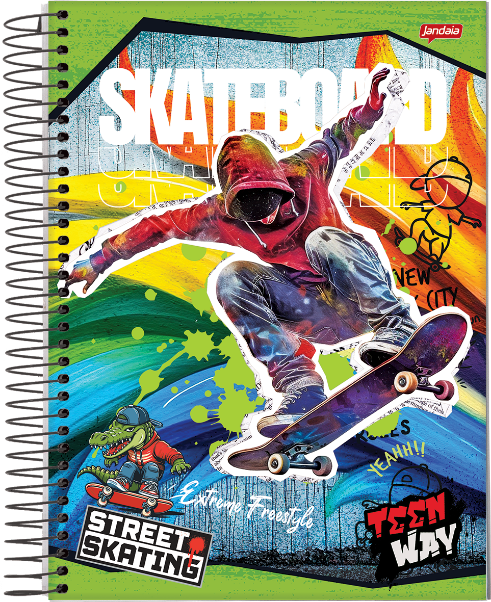 CUADERNOLA JANDAIA TEEN WAY TAPA DURA 20 X 27CM. 200 HOJAS