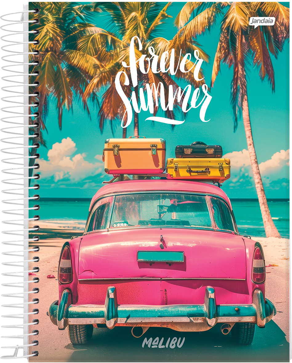 CUADERNOLA JANDAIA CALI-MALIBU TAPA DURA 20 X 27CM. 96 HOJAS