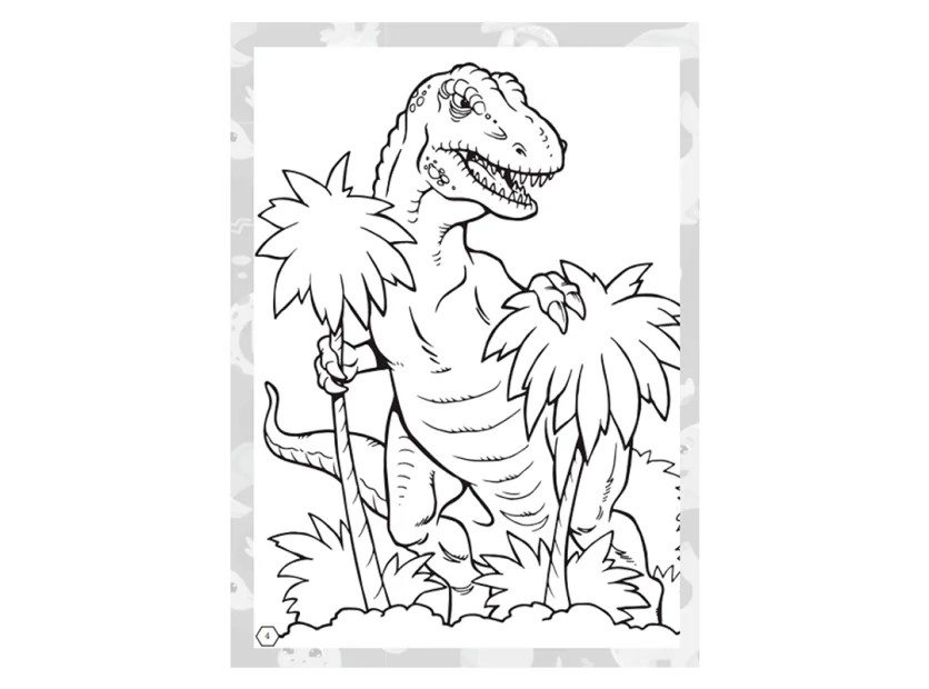 LIBRO DE COLOREAR SICOBEN SOY COOL - DINOSAURIOS