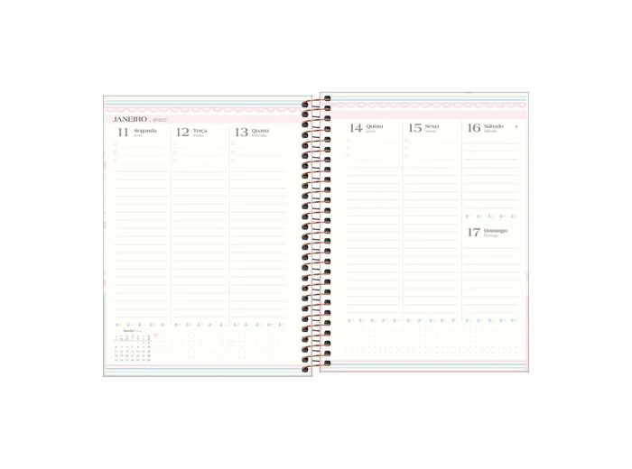 AGENDA TILIBRA SOHO SEMANAL 17X24 C/ESPIRAL