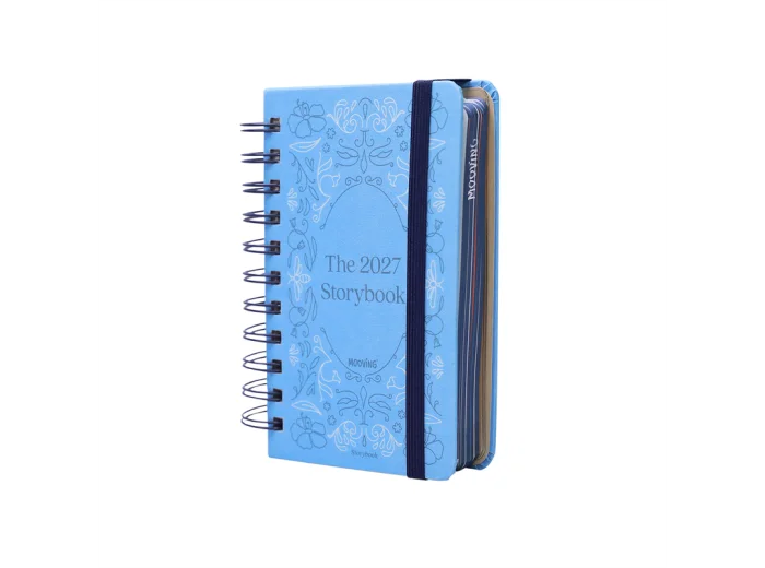 AGENDA MOOVING STORYBOOK 1 DIA X HOJA C/ESPIRAL 10 X 15 CM.