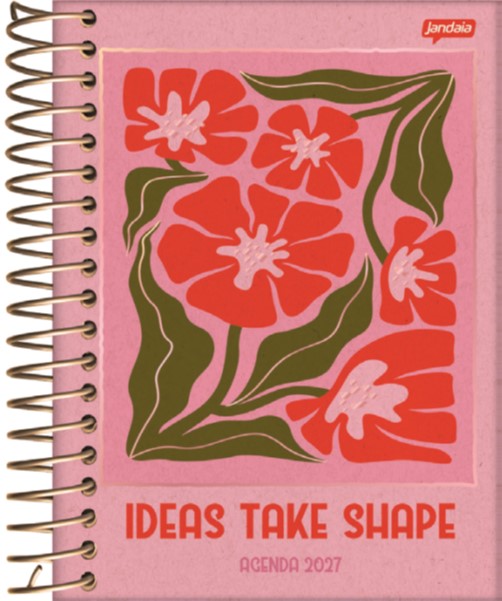 AGENDA JANDAIA ECO DIARIA CON ESPIRAL 13x18 CM.