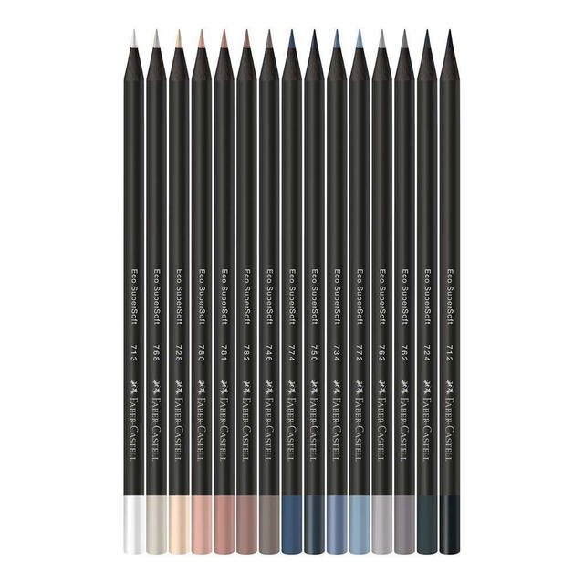 LAPICES FABER ECO SOFT NEUTROS X 15 COLORES