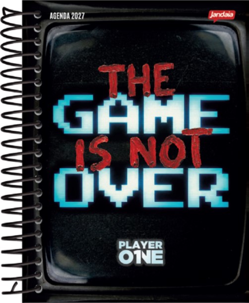 AGENDA JANDAIA PLAYER ONE DIARIA CON ESPIRAL 13x18 CM.