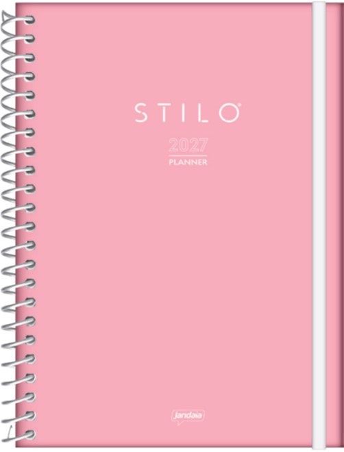 AGENDA JANDAIA STILO SEMANAL CON ESPIRAL 17x24 CM.