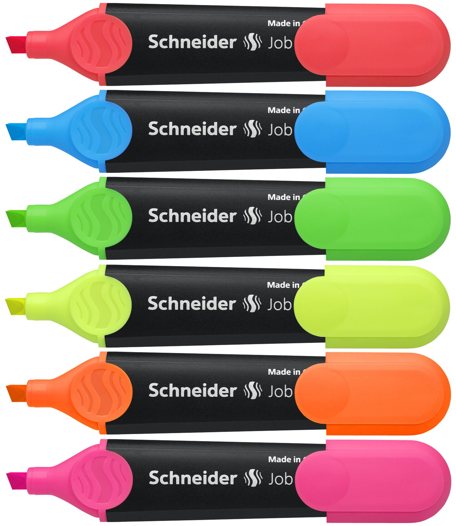 MARCADOR FLUO SCHNEIDER JOB X 6 COLORES