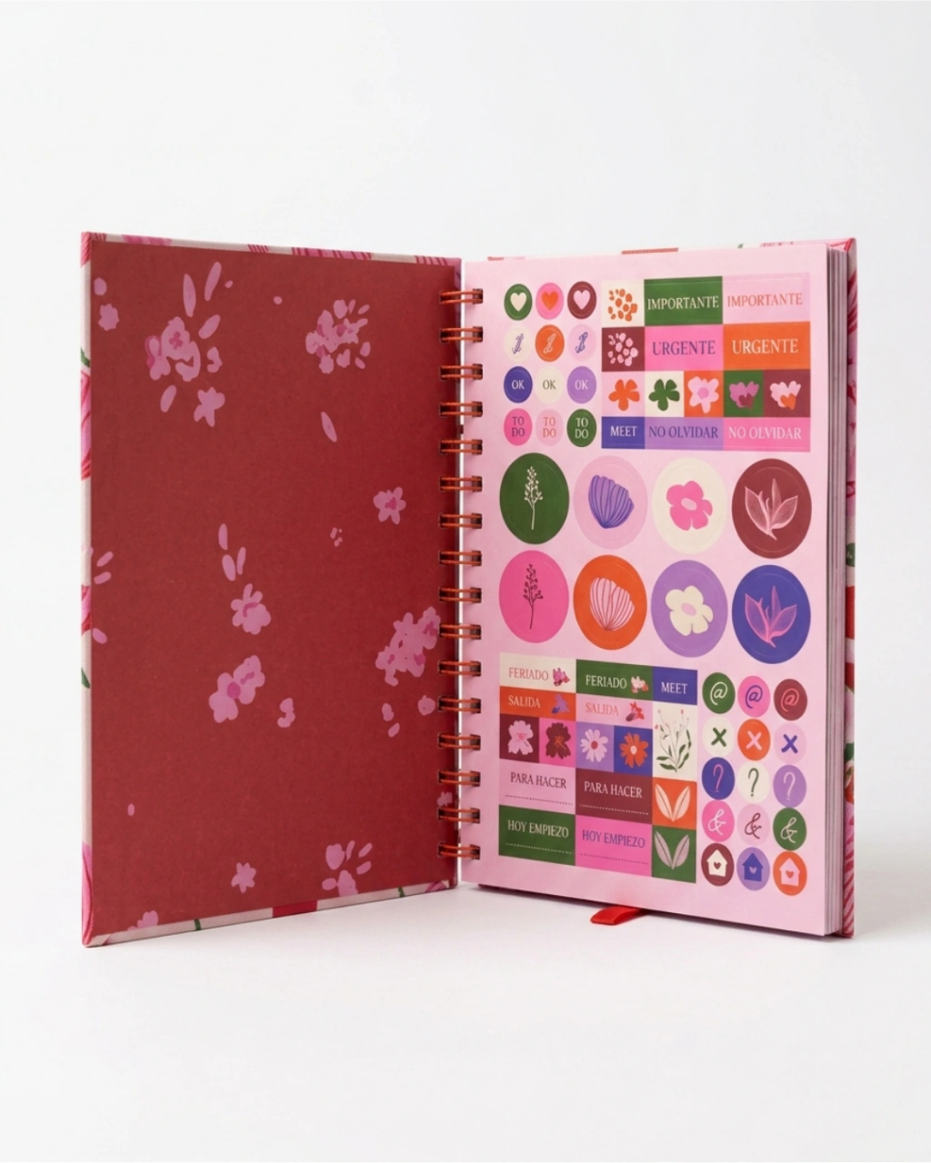 AGENDA BIG LIFE FLOWER DIARIA 16x22CM.
