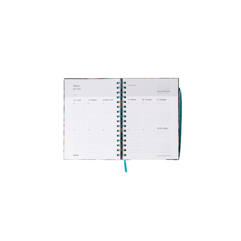 AGENDA BIG LIFE PUNCHY SEMANAL 15x21CM.