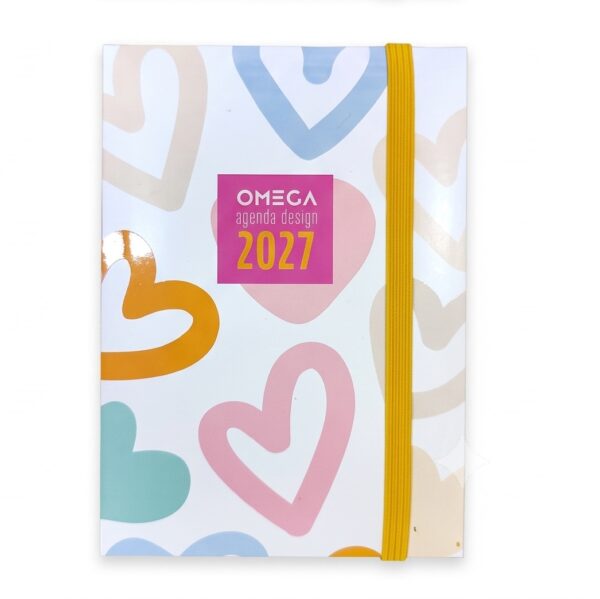 AGENDA OMEGA Nº 31  DIA X HOJA TAPA FANTASIA 10.5 X 14.5 CM.