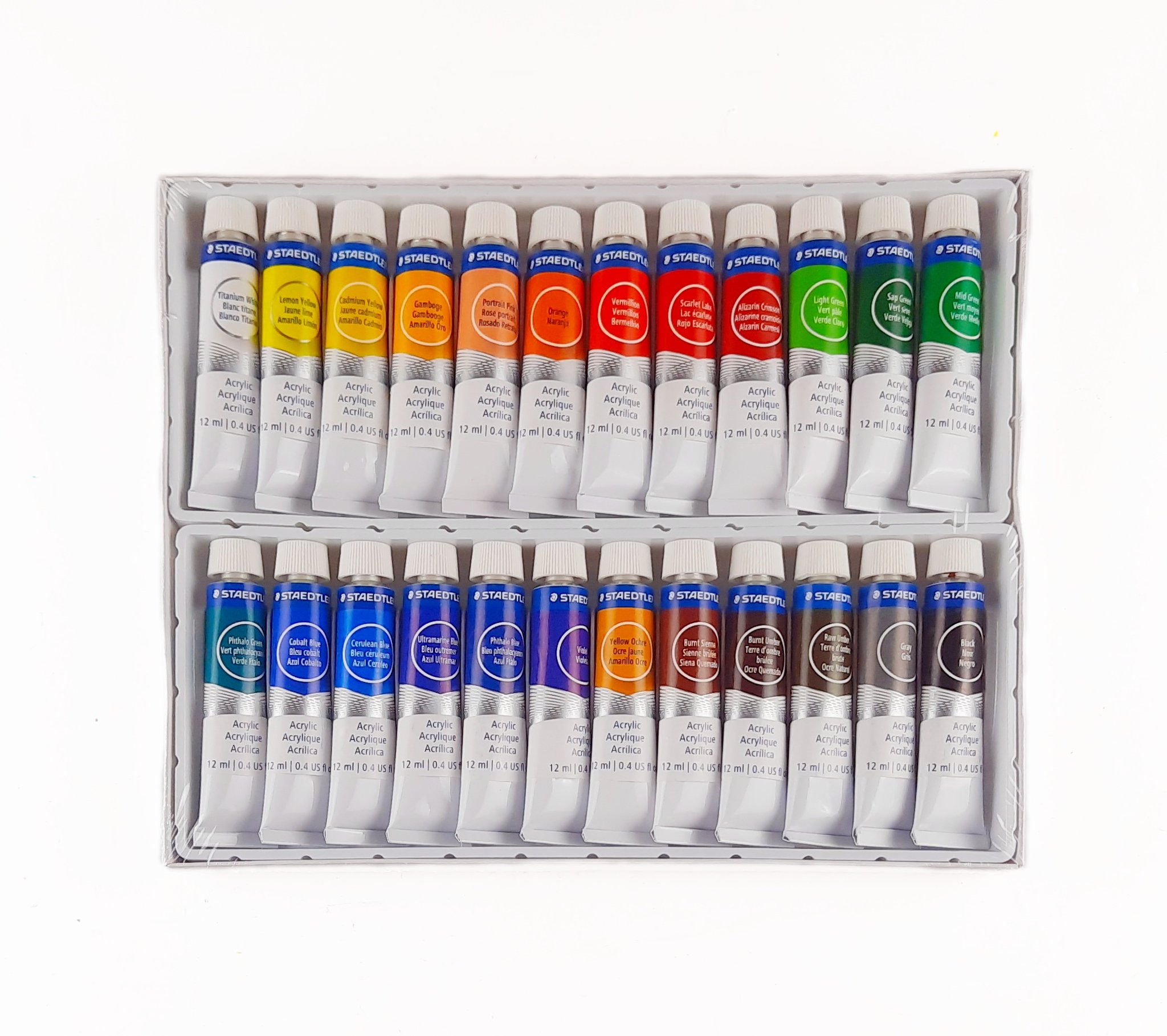 PINTURA ACRILICA STAEDTLER X 24 COLORES X12 ML. 