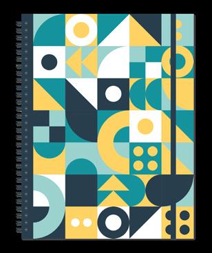 CUADERNO T/DURA CON ESPIRAL Y ELASTICO 80 HOJAS 