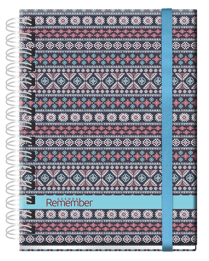 AGENDA REMEMBER DIARIA C/ESPIRAL 1873W 14 X 20 CM.