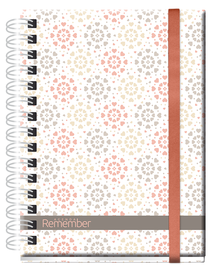 AGENDA REMEMBER SEMANAL C/ESPIRAL 1373W 14 X 20 CM.