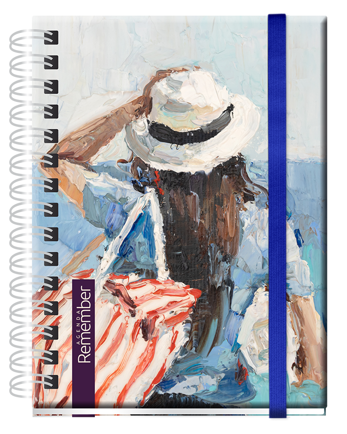 AGENDA REMEMBER SEMANAL C/ESPIRAL 1373W 14 X 20 CM.