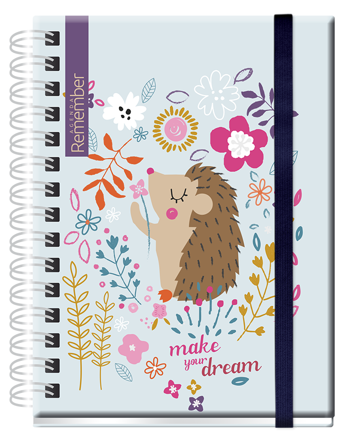 AGENDA REMEMBER SEMANAL C/ESPIRAL 1373W 14 X 20 CM.
